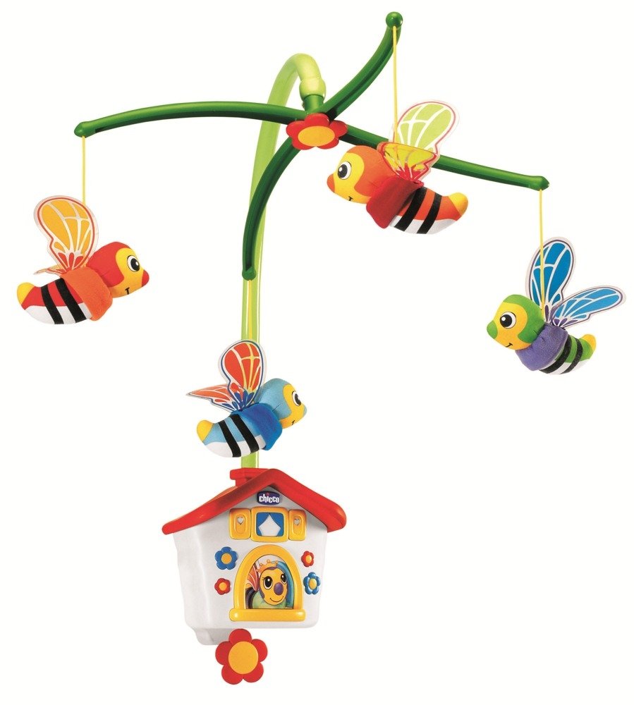 Buy chicco bee hive cot mobile musical toy Online at Low Prices in