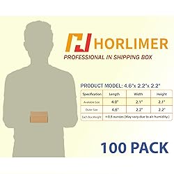 HORLIMER 4.6x2.2x2.2 inches Shipping Boxes Set of