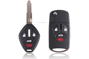 Heart Horse 4 Buttons Remote Flip Folding Key Shell for Mit-subishi Eclipse Lancer En-deavor Ga-Lant Out-Lander 2007-2012 Mod