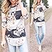 HOT Sale! Goddessvan Women Floral Print Long Sleeve Shirt Loose Casual Blouse Top