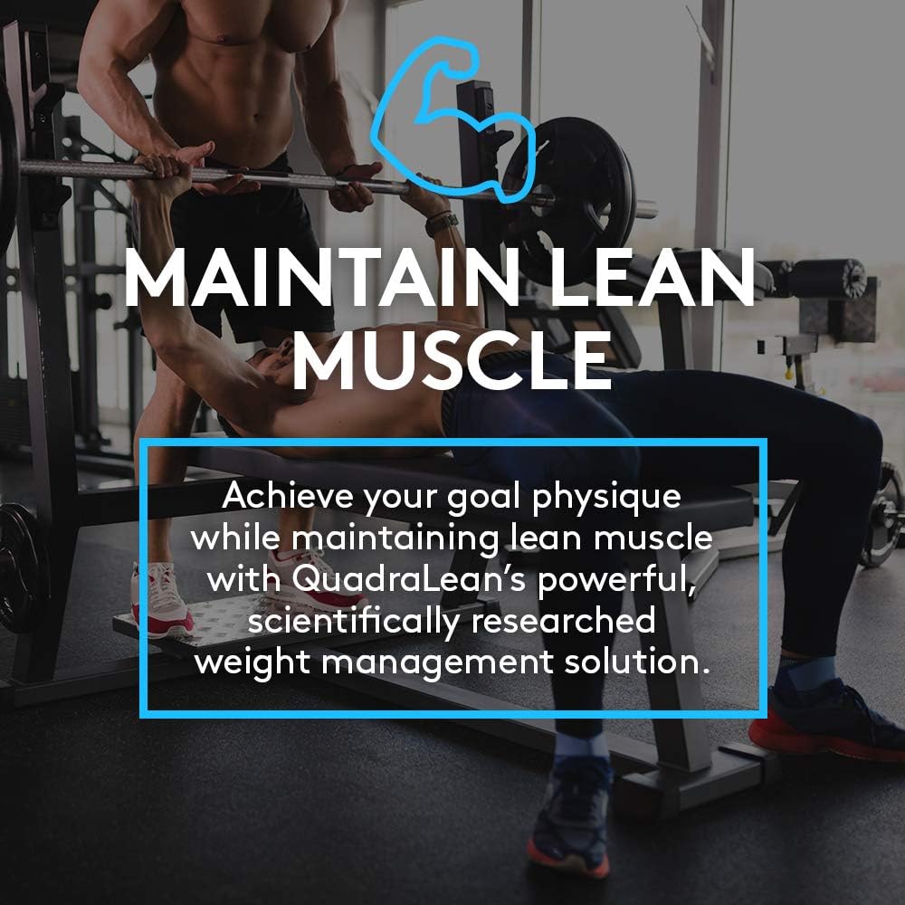RSP Nutrition QuadraLean - Stimulant Free Weight Management, Metabolism Booster, Energy & Appetite Support - CLA, L-Carnitine, Green Tea Extract, Non-Stim Formula, 50 Serv (Packaging May Vary): Health & Personal Care