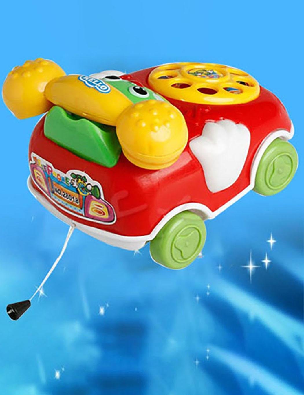 Dongba Baby Toys 2in 1 Cartoon Car Phone for Kids Educational Developmental Toys