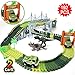 TOMETC Dinosaur Toys 192Pcs Race Car Create A Road Flexible Dinosaur Track and 2 Cars 3 Dinosaurs Dinosaur World Playset Perfect Birthday Toys for 3 4 5 6 Year Old Boys and Girls Kids