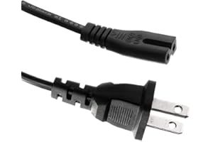 NiceTQ Replacement US 2Prong AC Power Cord Cable for Bose Wave Music System AWRCC1 AM/FM Radio CD Player