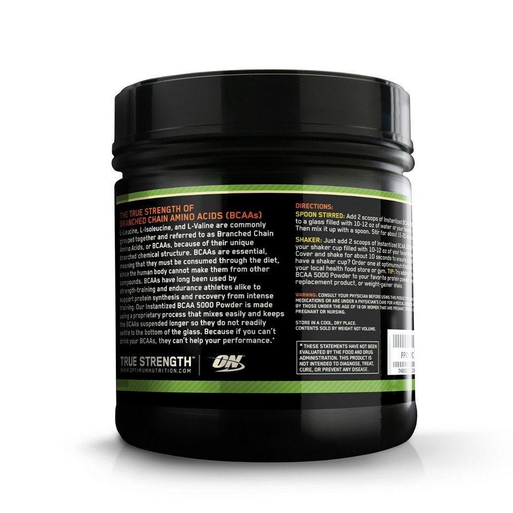Optimum Nutrition Instantized BCAA Branched Chain Essential Amino Acids