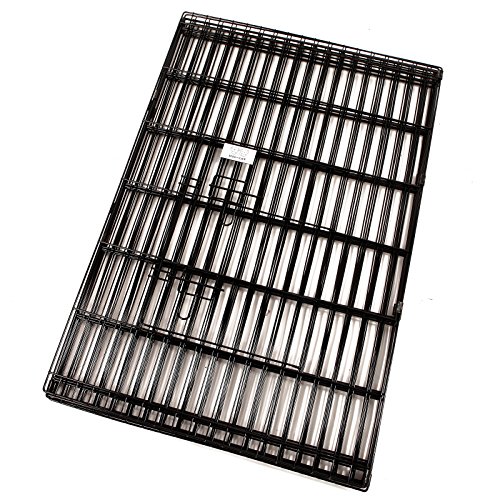 Idealchoiceproduct 36 inch Pet Playpen Pet Pen Folding Wire Dog Exercise Pen Pet Fence Yard Fence 8 Panel Cage 24-42 Inch-Black Color