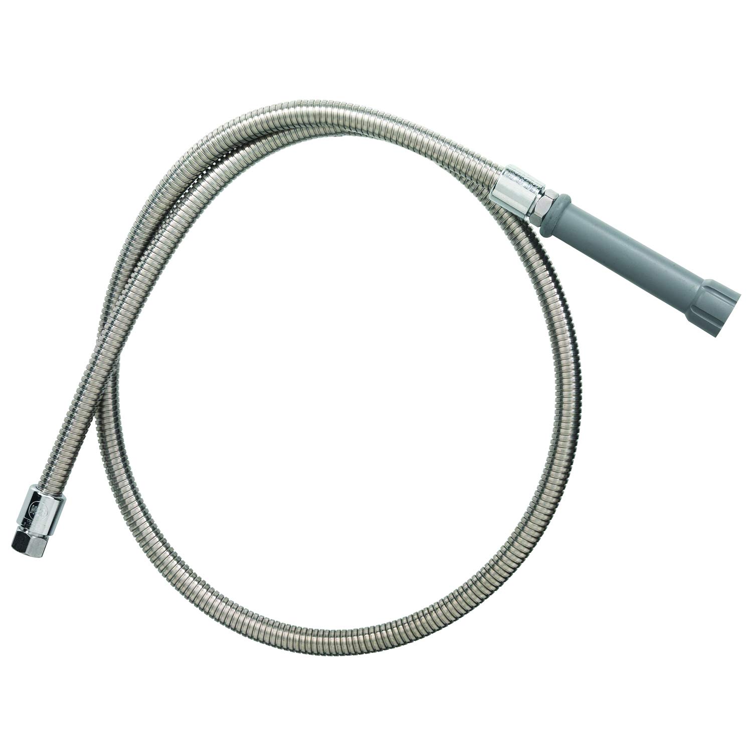 TS Brass B-44-H 44-Inch Pre-Rinse Hose, Stainless Steel