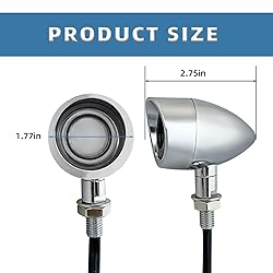 BOSYCY Motorcycle Turn Signals LED Front Lights 2