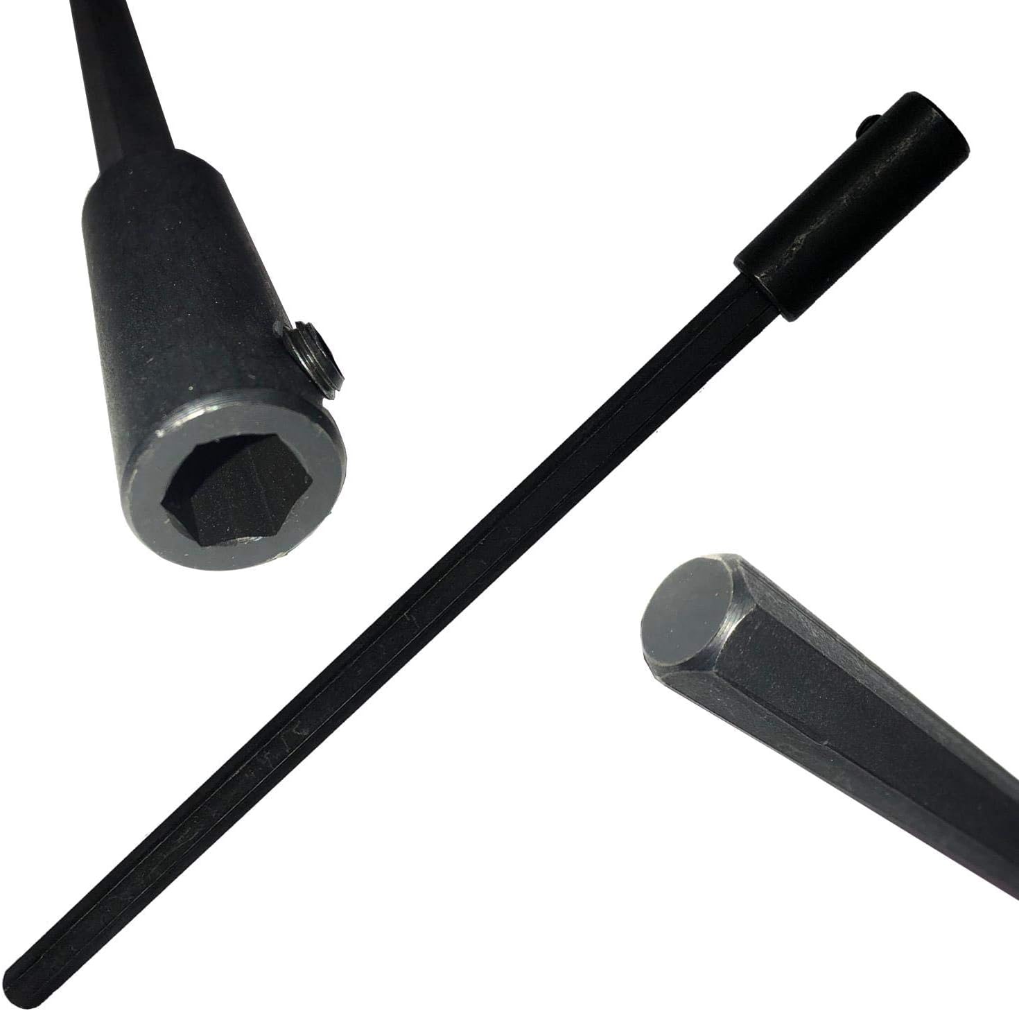 Hex Extension 7/16 Inch X 7/16 Inch X 12" Long For 1/2" Drills 7/16