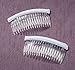 Darice VL3036 Long Fabric Edge Comb, White, 4 by 2-Inch, 2 Per Pack