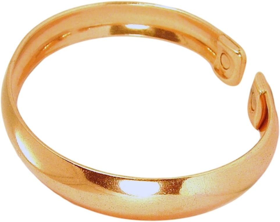 Mens Solid Copper Magnetic Bracelet Warwick Large with Gift Box