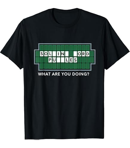 Amazon.com: Wheel of Fortune Logo Color Blend T-Shirt : Clothing