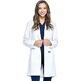 Dagacci Medical Uniform 35" Unisex Lab Coat White XS to 2XL