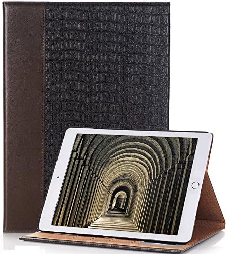iPad Pro Case 12.9 Inch,EFUS Luxury Book Style Folio Case Cover Stand Magnetic PU Leather with Smart Auto Sleep/Wake Feature Case Cover for Apple iPad Pro 12 inch (Brown, iPad Pro 12.9 2017)