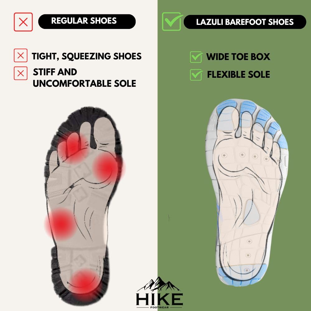 Condition photo showing New/Like New for hike footwear lazuli pro hf - healthier and comfortable feet pink