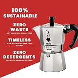 Bialetti Moka Express 9 Cup Aluminium Stovetop Coffee Maker 420ml Silver view 6