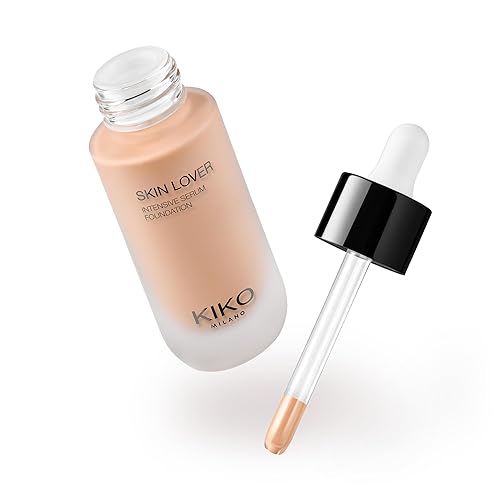 KIKO Milano Skin Lover Intensive Serum Foundation 3NG, Long-Lasting Moisturising Serum Foundation