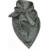 Wyoming Traders 100% Silk Cowboy Bandana Wild Rag Brands Print Scarf 34.5" 42" Multiple Colors