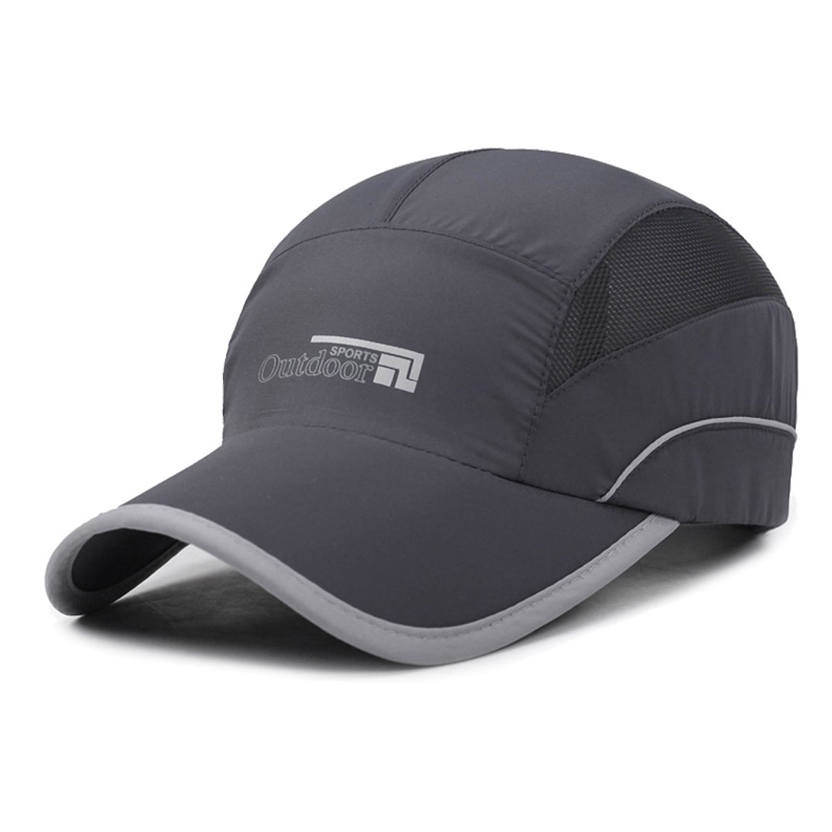 Gisdanchz Mesh Running Hat,UV Protection Breathable Outdoor Hats for Men Baseball Cap Running Fishing Hiking Sport Hat Under 10 Women UPF Quick-Drying Caps Deep Grey — image 1