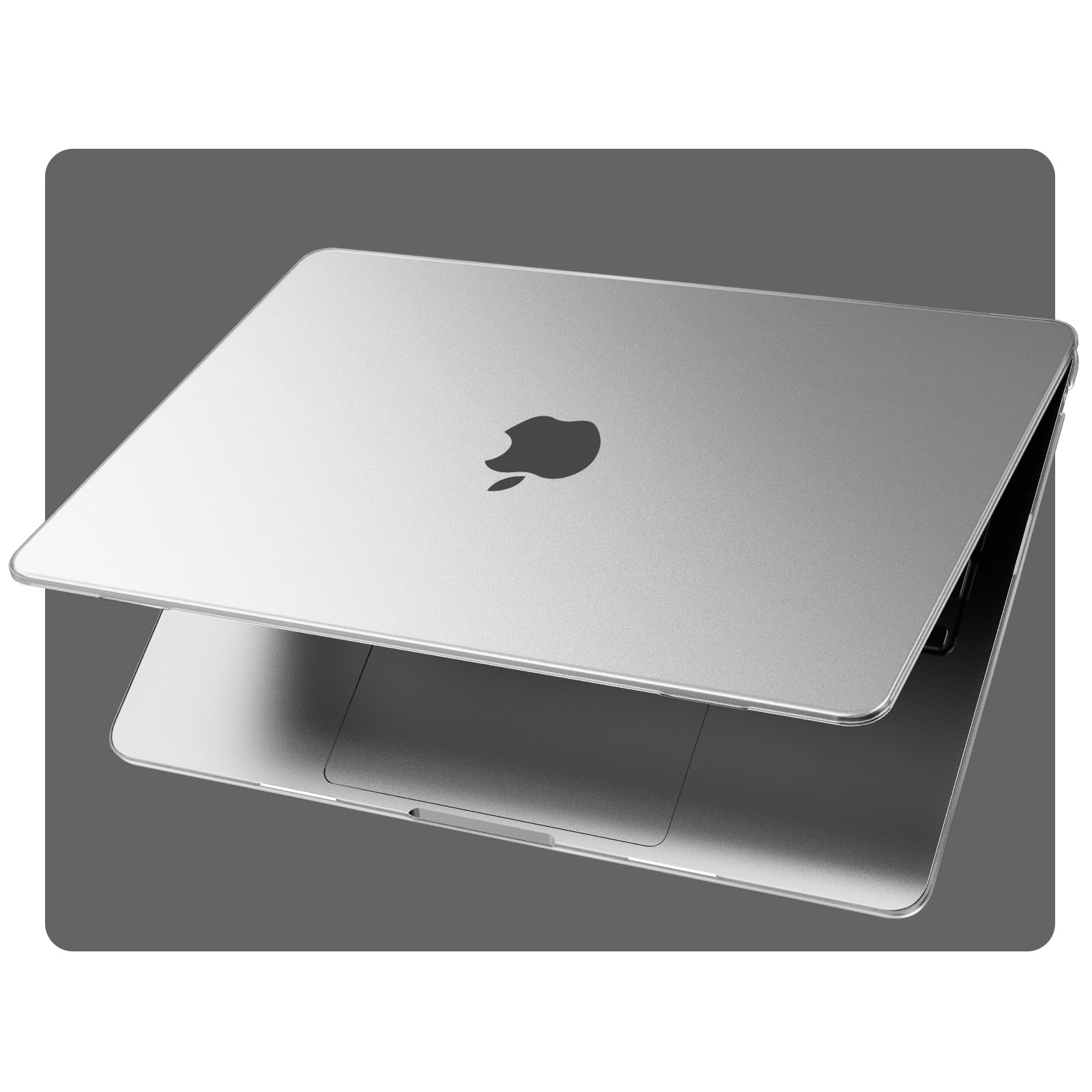 EooCoo Ultra-thin Case Compatible with MacBook Air 13 inch M5 M4 M3 M2 2026 2025-2022 [Original Texture] A3449 A3240 A3113 A2681 Invisible Translucent Matte Hard Shell Cover Mac 13.6" - Frost Clear — image 1