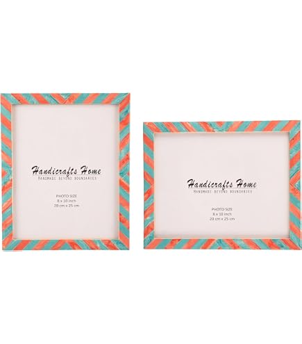 Minesaxel Set Of 5 Colorful 11x14 Picture Frames For 8x10 Photos - With Mats, Wall Or Tabletop - View #7