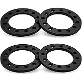 4PCs 6x5.5 (6x135mm) Wheel Adapters w/ 108mm Bore & 1/2" (12mm) Thickness fit Chevy Silverado Suburban Express 1500, GMC Sierra Yukon Savana 6 Lug Wheel Spacers for Ford F150 Ram 1500 Toyota Tacoma