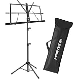 CAHAYA 2 In 1 Sheet Music Stand Tabletop Music Stand Solid Back With