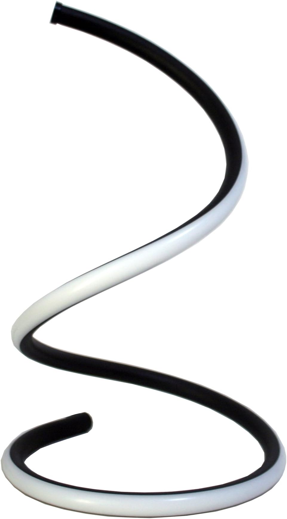 SkyeyArc Spiral LED Table Lamp, Curved LED Desk Lamp, Contemporary Minimalist Lighting Design, Warm White Light, Stepless Dimmable Light, 13W, Black