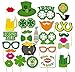St. Patrick's Photo Booth Props, Supoice Irish Photo Props Creative Toy for Celebrate St Patty's Day Party 28Pcs