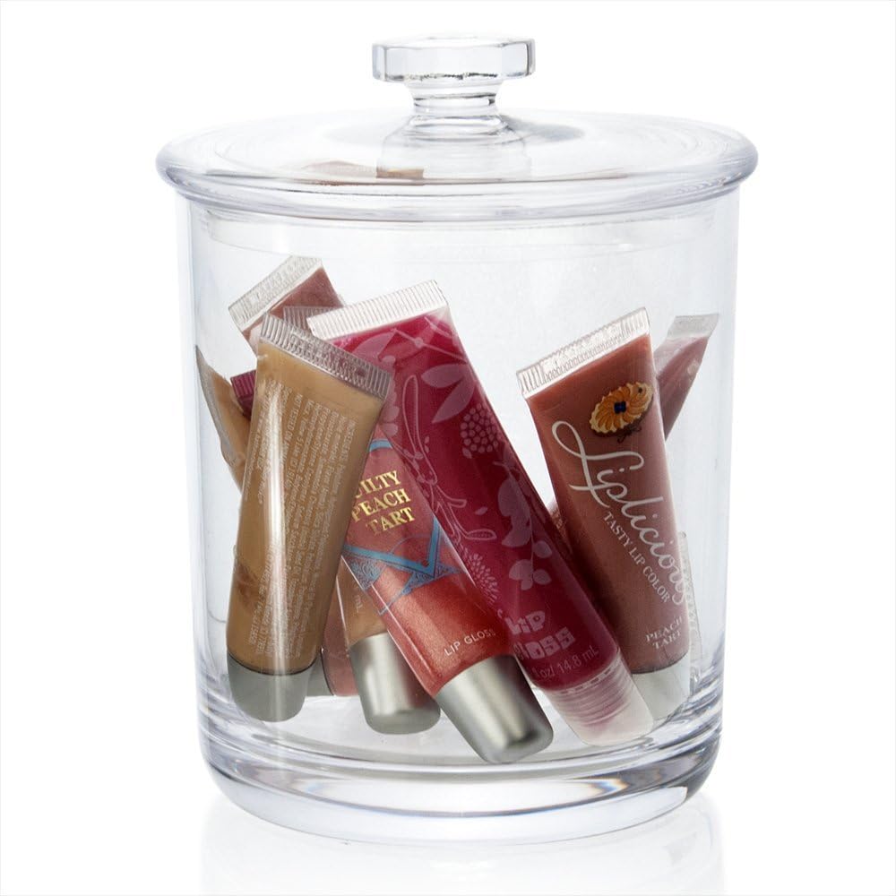 30oz Premium Quality Clear Plastic Apothecary Jar Amazon.co.uk