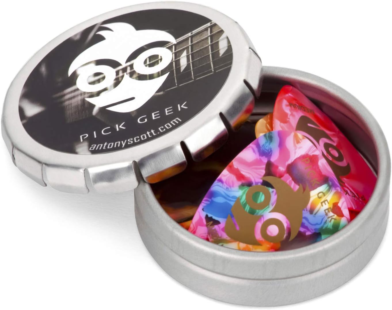 Pick Geek Guitar Picks, CLASSIC, Medium ,Heavy, Extar Heavy