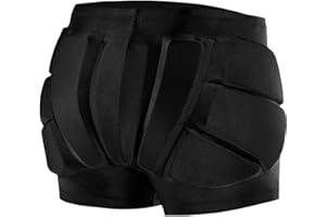 Aurorasports Protective Padded Shorts, Protective Padded Shorts for Snowboard, Hip Protection EVA Butt Pads, Protective Padde