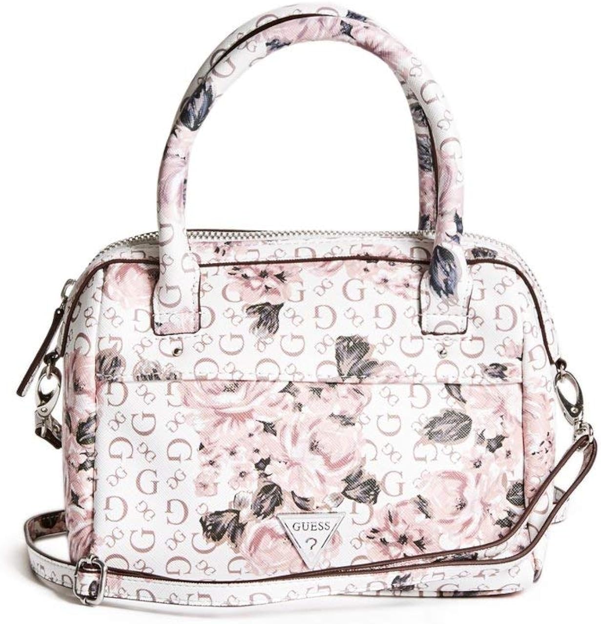 guess saffiano mini cross body bag