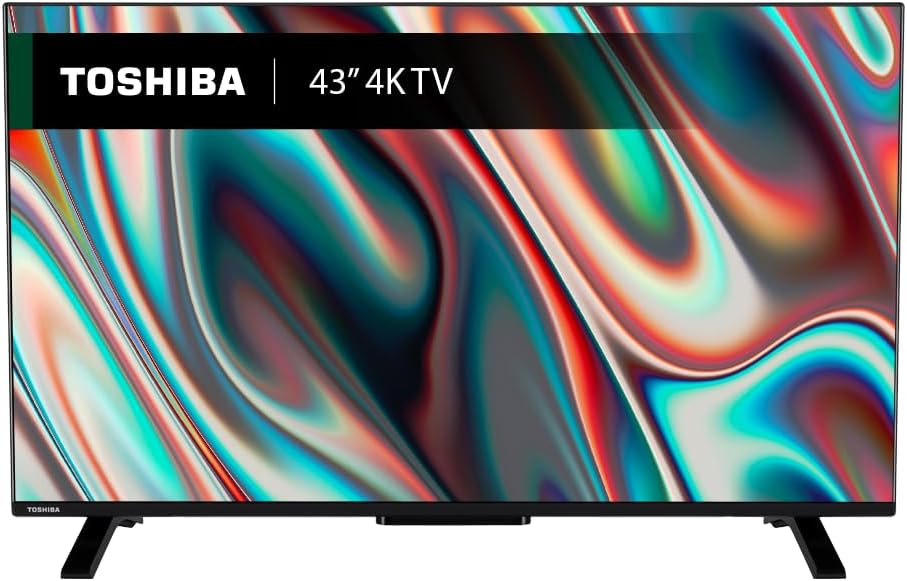 Toshiba 43" UV2363DB 4K Smart TV VIDAA HDR10 Alexa Google Assistant
