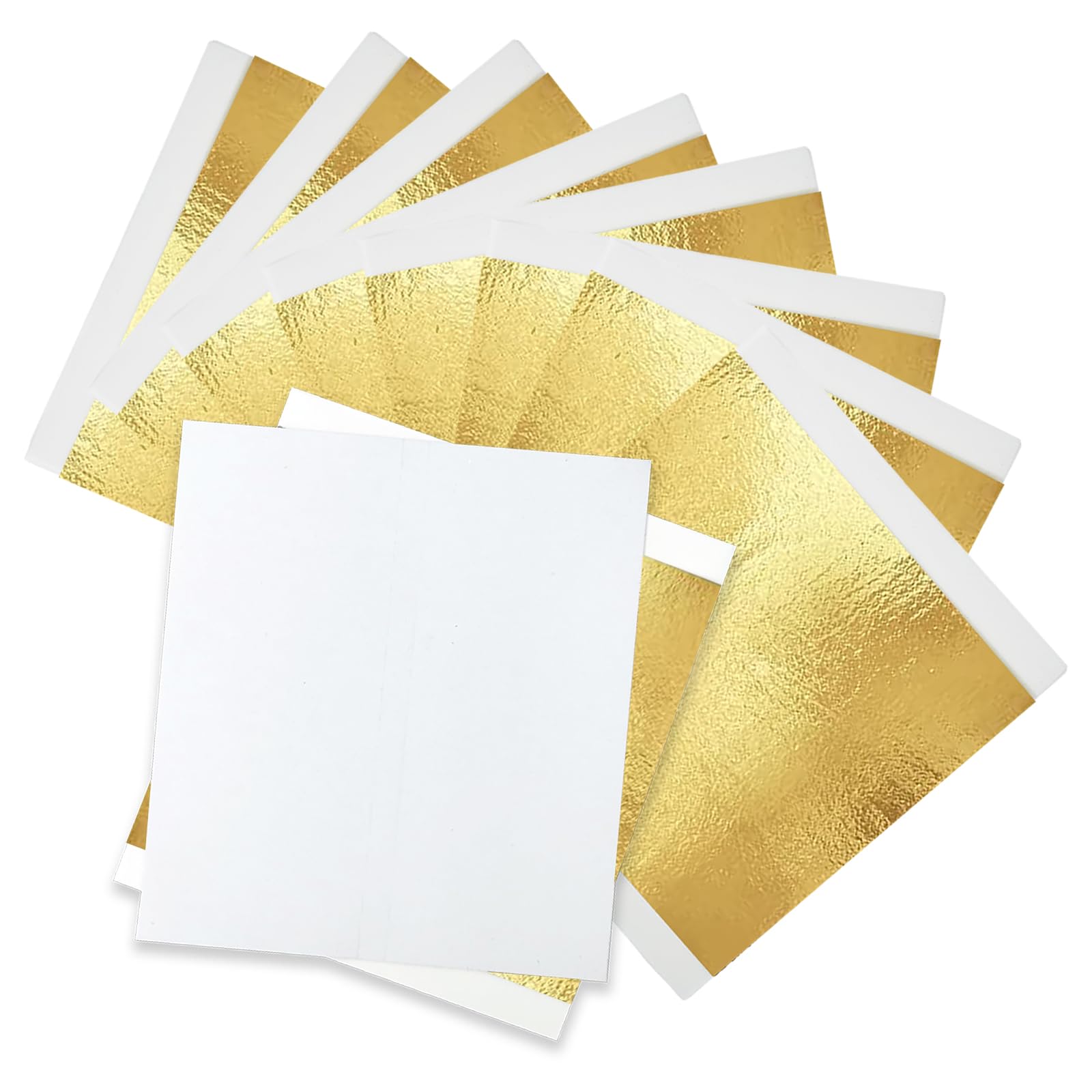 REDANHA 120PCS Gold Leaf Sheets, Multipurpose Art Gold Foil Sheets for Gilding Crafting, Painting, Sculpture, Art Decoration, 5.5 by 5.5 Inches