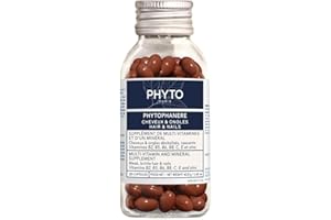 Phyto Phytophanere - Biotin Supplement - Hair Growth Vitamins for Men and Women - Strength and Volume to Hair and Nails - wit