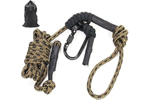 Huntury Treestand Safety Rope, Linemans Rope for Hunting, Tree Stand Safety Line, Tree Tether Rope, Life Lines for Tree Stand