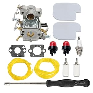HIPA C1M-W26C 545070601 Carburetor + Air Filter Spark Plug Carb Adjustment Tool for Poulan Pro PP3416 PP3516 PP3816 PP4018 PP4218 PPB3416 SM4218AV Gas Chainsaw