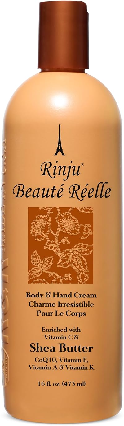 Rinju Shea Butter Hand Body Vitamin C Cream Moisturizer 453ml