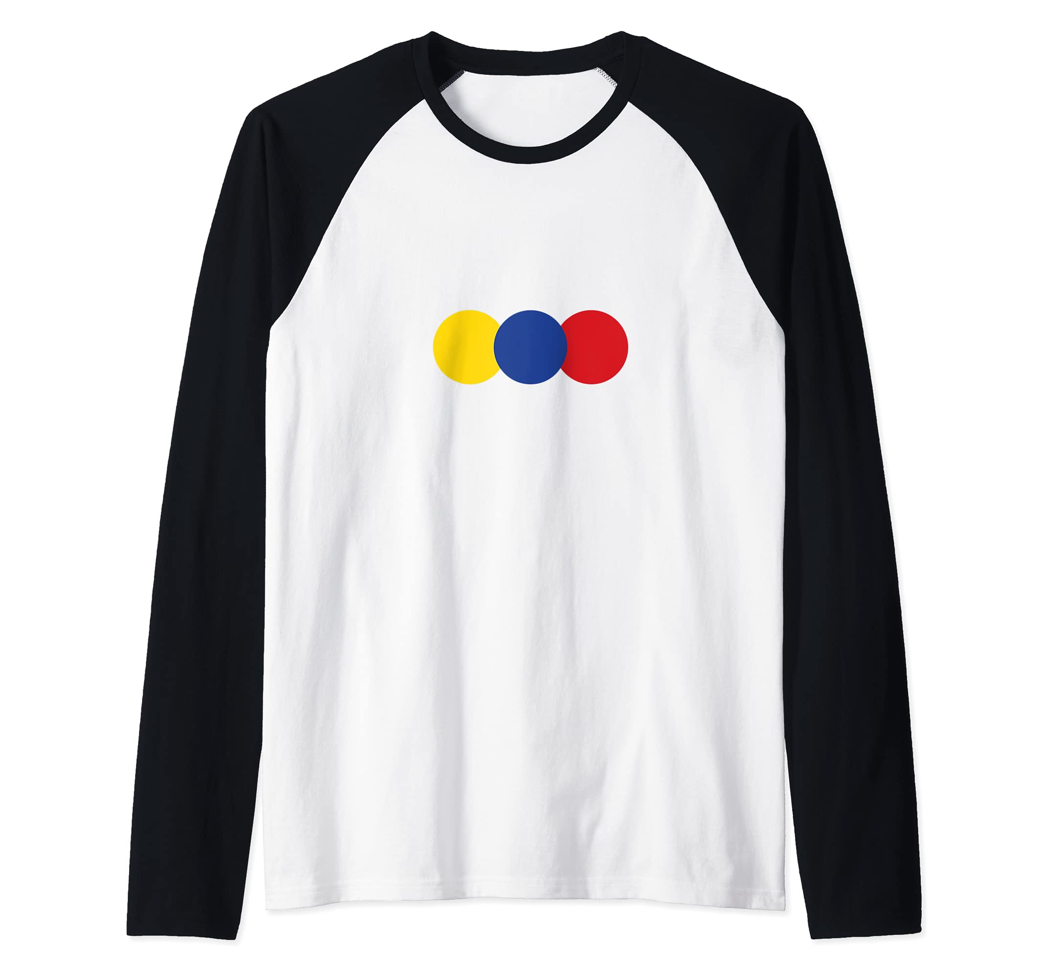 Flag Colombia Raglan Baseball Tee