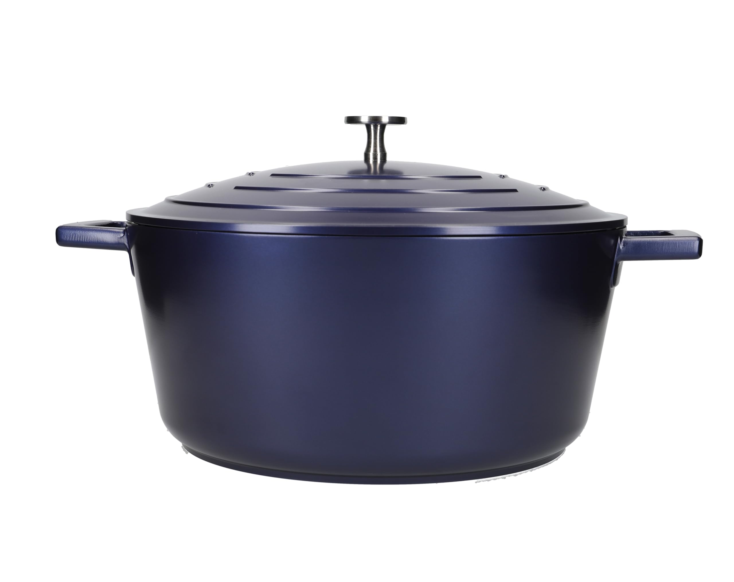 MasterClass Cast Aluminium Casserole Dish, Blue, 28cm/5Litre, Gift Boxed