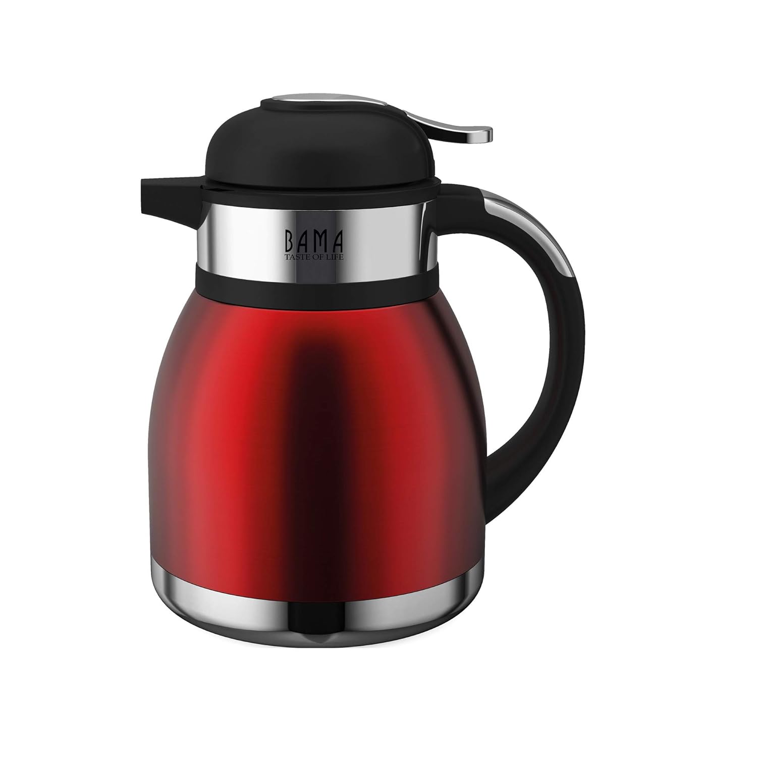 Bama Pichet Isotherme Thermos Tahiti Rouge 1,2 L Carafes à café et à