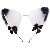 Fxaelian Animal Fox Cat Dog Ears Headband Halloween Cosplay Party Headbands Headpiece