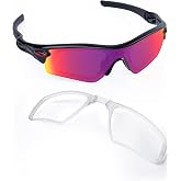 SAUCER Rx Insert Optical Adaptor Rx Prescription Lens Carrier for Oakley Radar Series Sunglasses - Clear