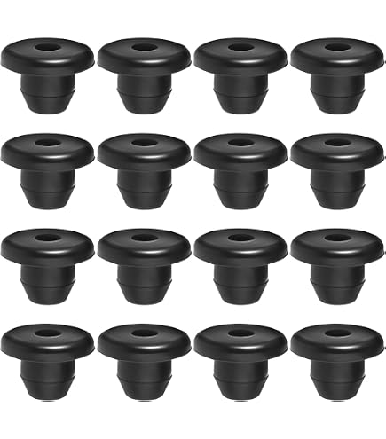 5 Bouchons En Caoutchouc Pour Cric Hydraulique - Blocage Huile, étanchéité Optimale - Taille 1.4x1.4x1.1 Cm