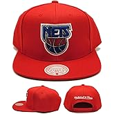 Mitchell & Ness Brooklyn Nets New Retro Red Blue Era Snapback Hat Cap