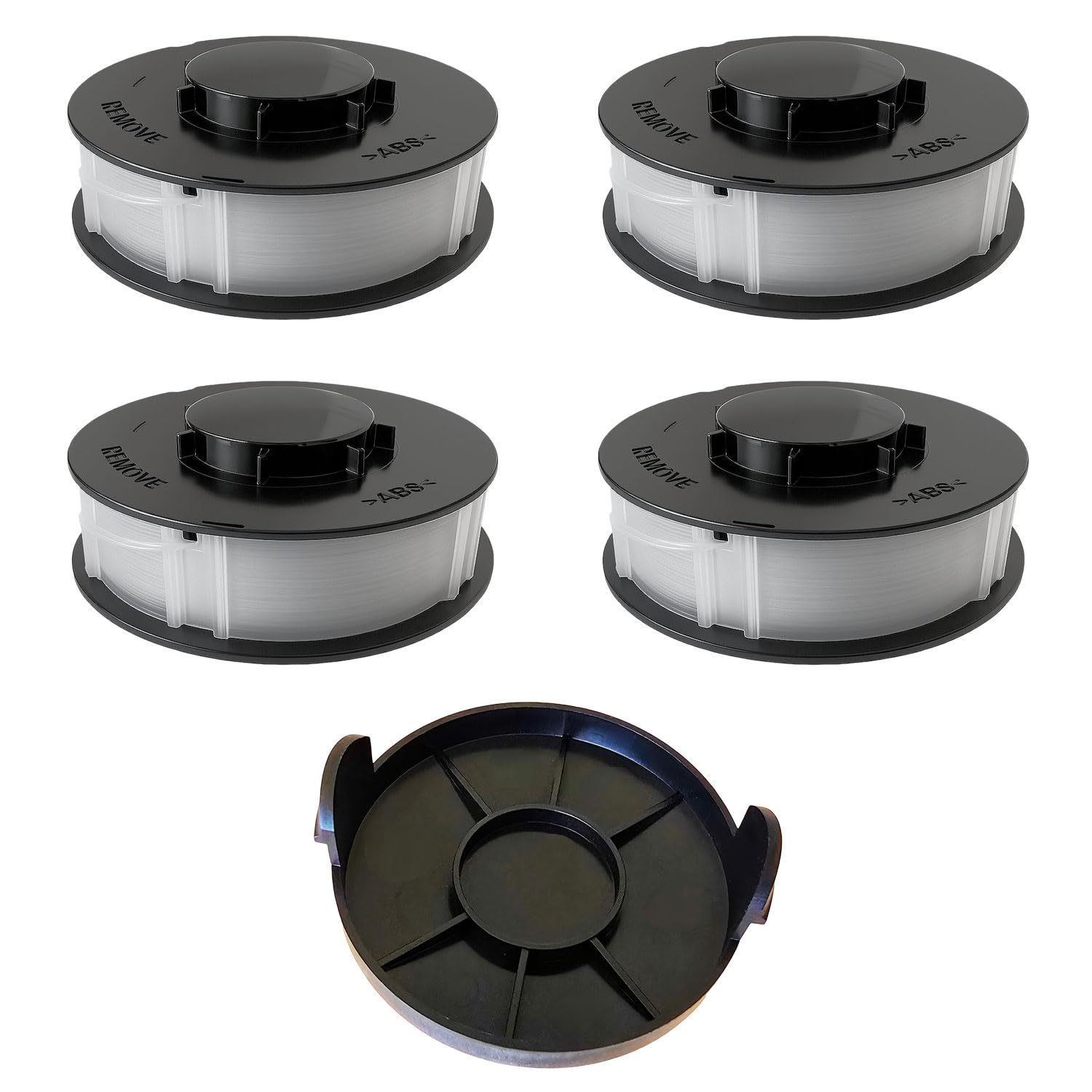 4 x Strimmer Spool + 1 Spool Cover