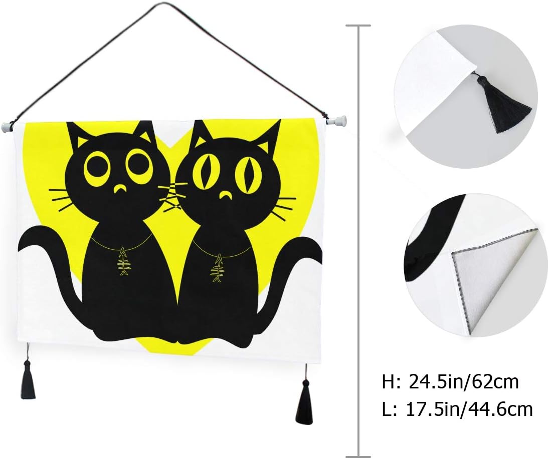 Amazon Co Jp Niesikkla タペストリー ベクトルイラストカップル黒猫魚 壁掛け おしゃれ インテリア モダン ポスター 絵画などに適用 ウォールアート モダン 装飾アート 多機能 個性プレゼント ホーム キッチン Amazon Co Jp Niesikkla タペストリー ベクトルイラストカップル黒猫魚 壁掛け おしゃれ インテリア モダン ポスター 絵画などに適用 ウォールアート モダン 装飾アート 多機能 個性プレゼント ホーム キッチン