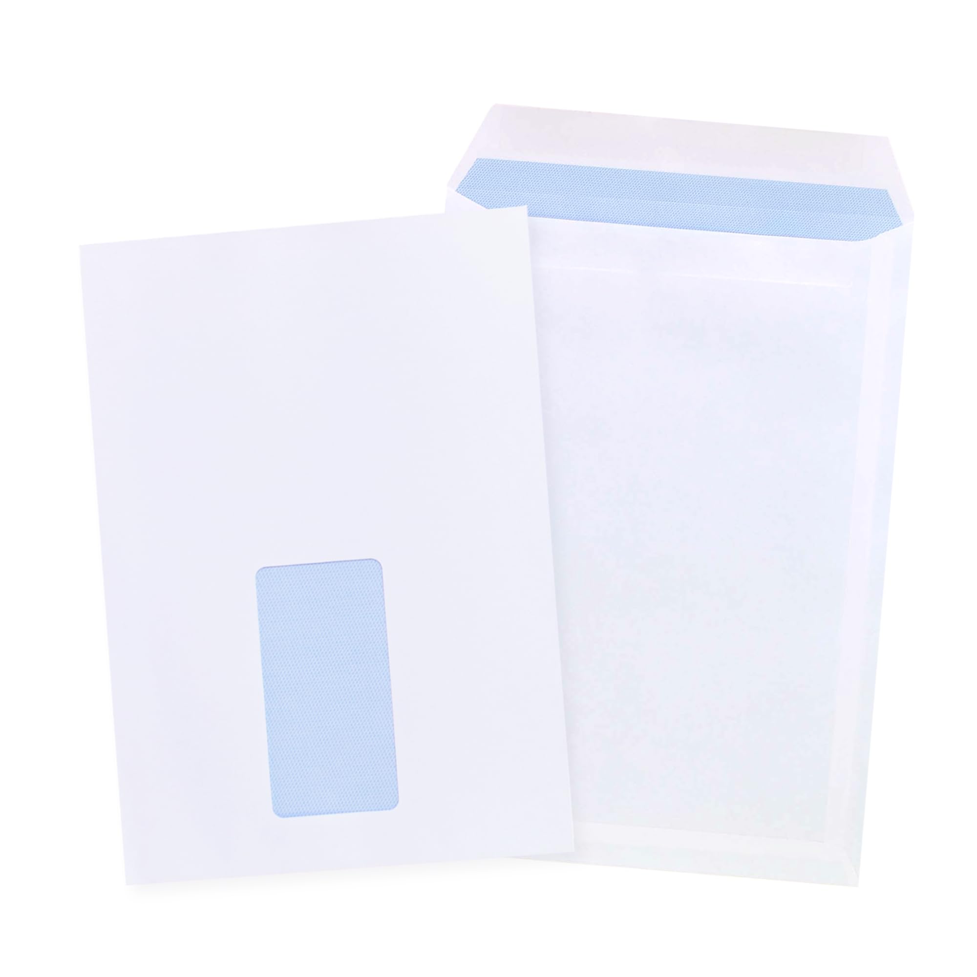500 x C5/A5 Window White SELF Seal ENVELOPES 90gsm SS