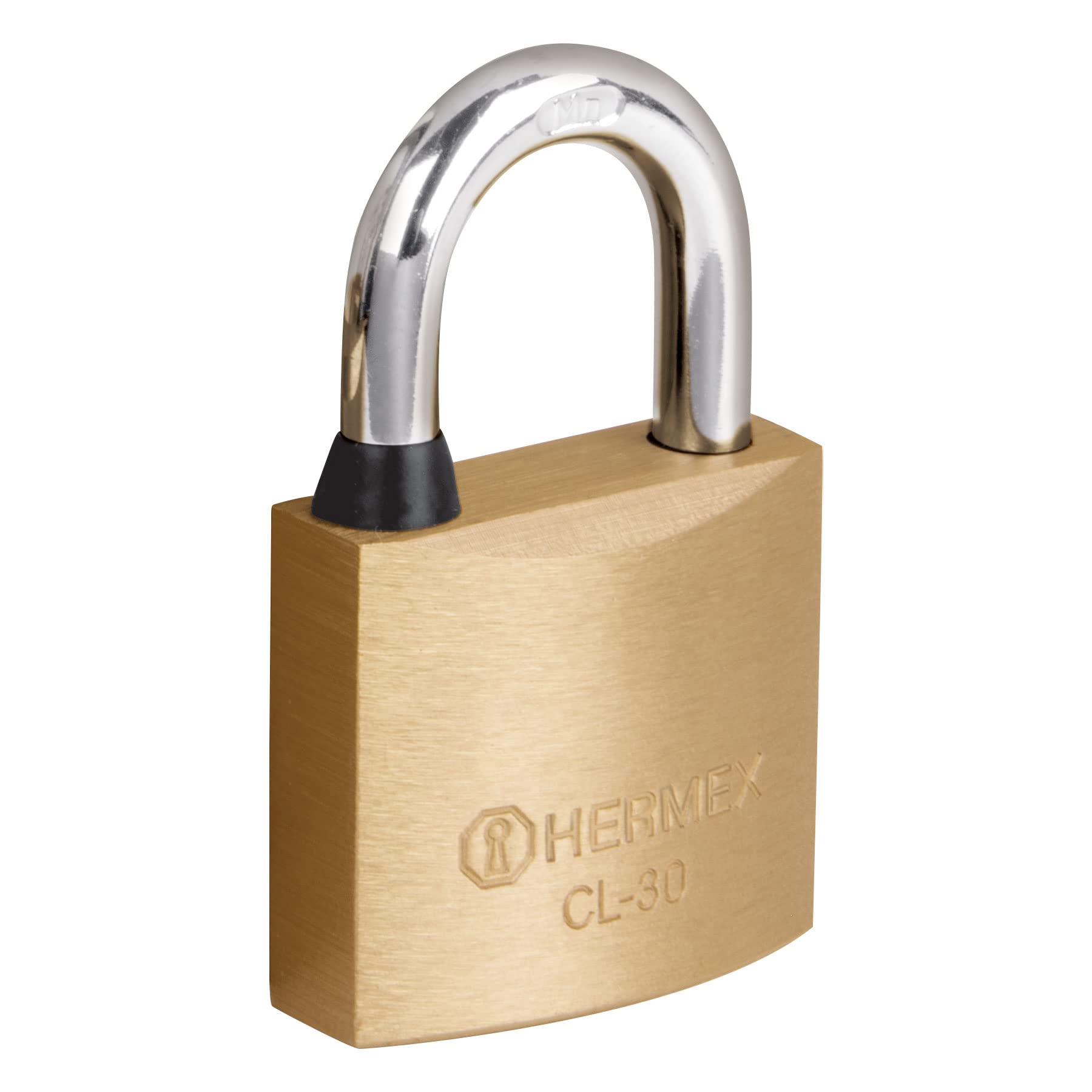 Hermex CL-30 Padlock-30mm Padlock, Brown (Brass)